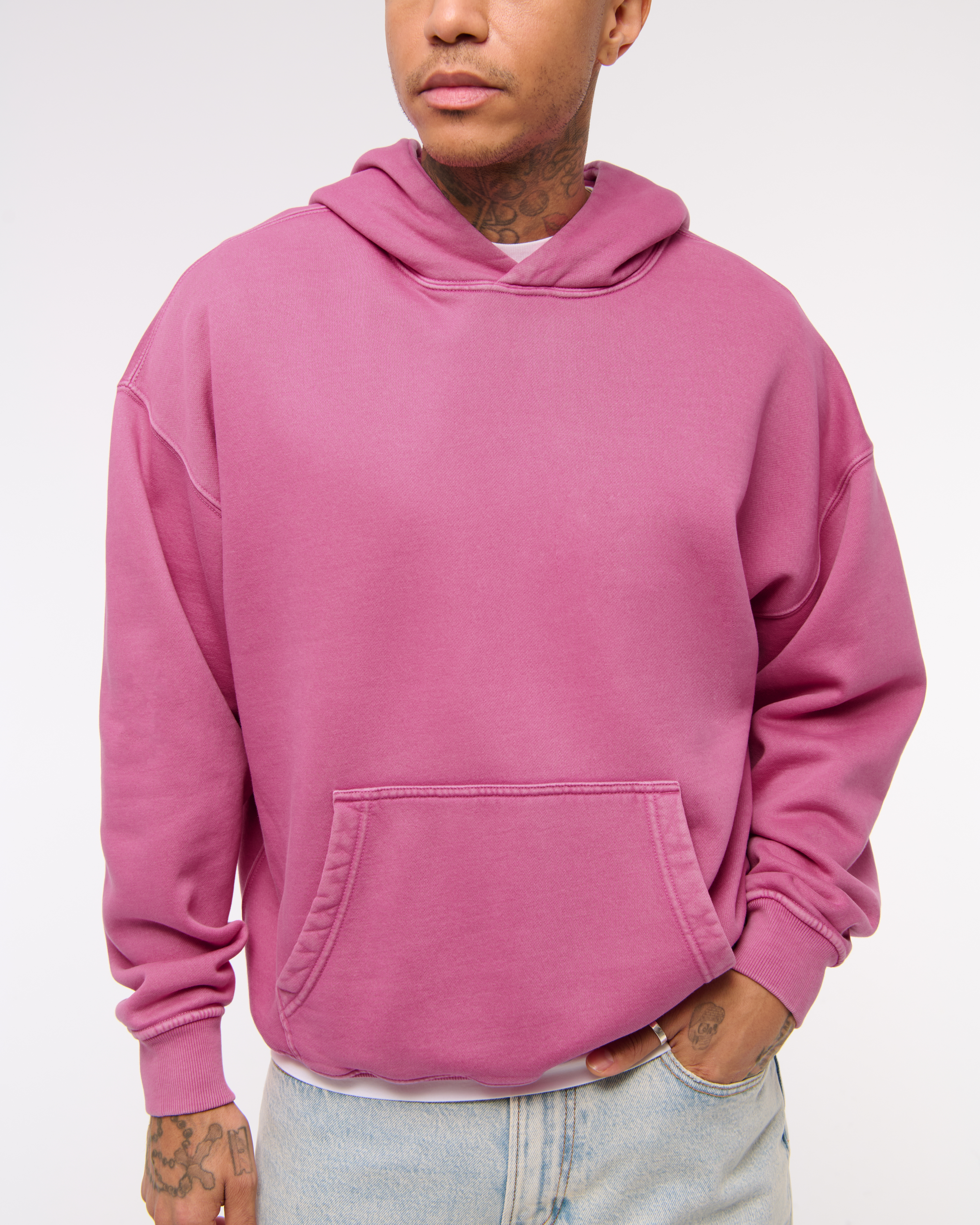 Pink abercrombie hoodie online