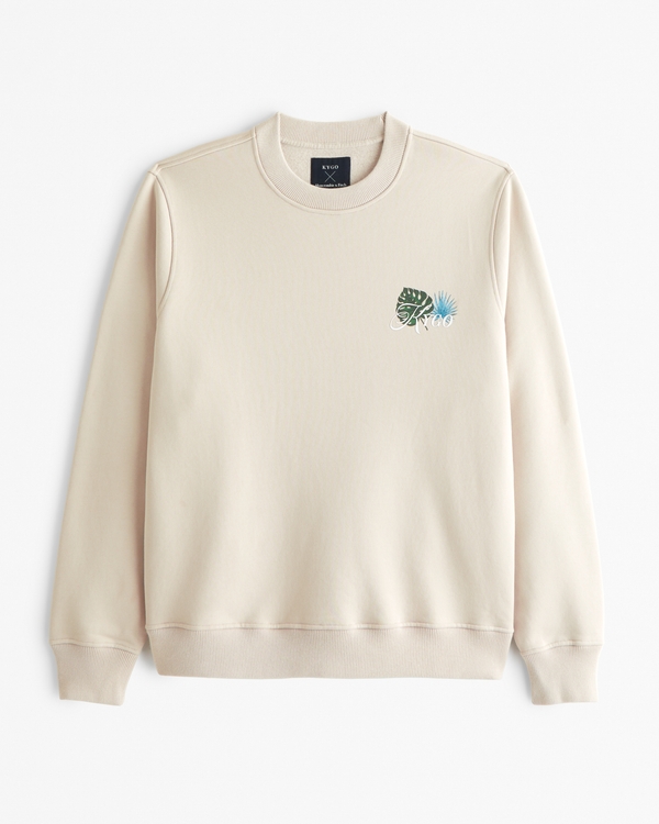 Kygo Graphic Crew Sweatshirt, Light Beige view 2