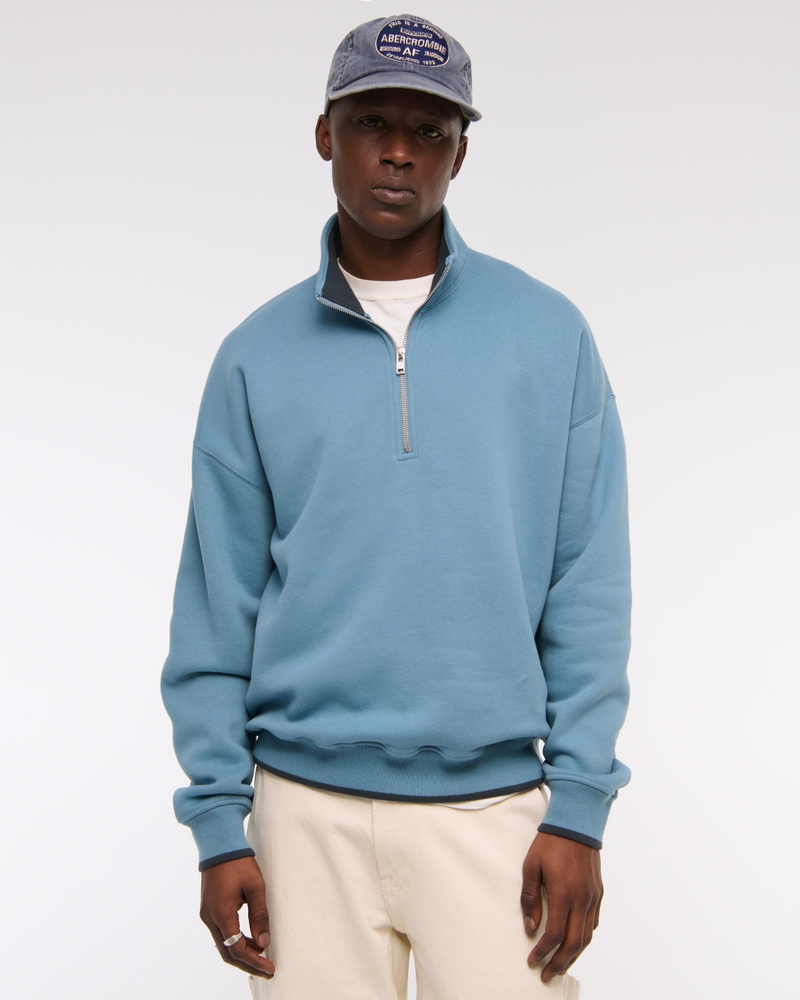 Men's Essential Half-Zip Sweatshirt Men's Tops