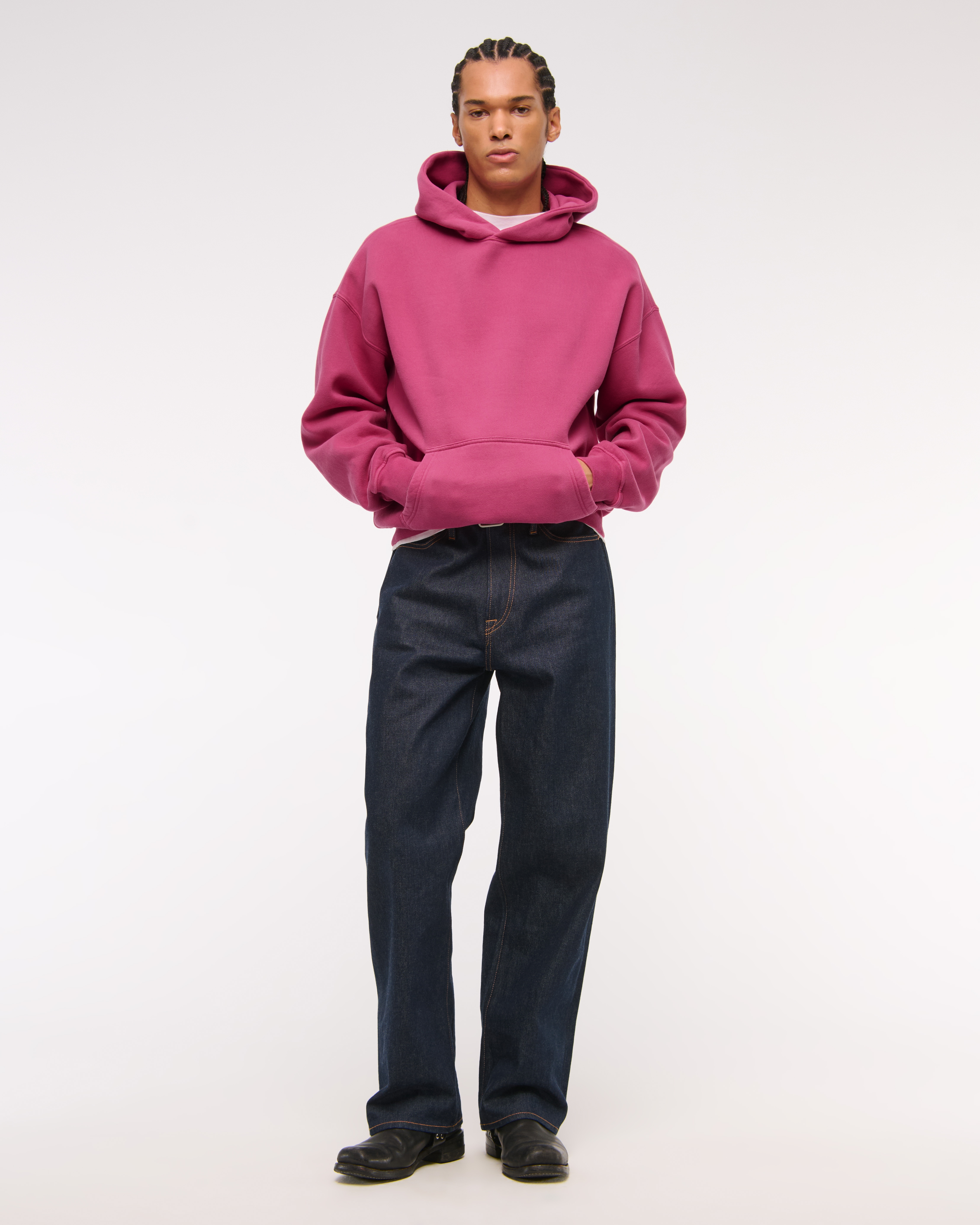Men's Essential Popover Hoodie | Men's Tops | Abercrombie.com Men's Essential Popover Hoodie | Men's Tops | Abercrombie.com