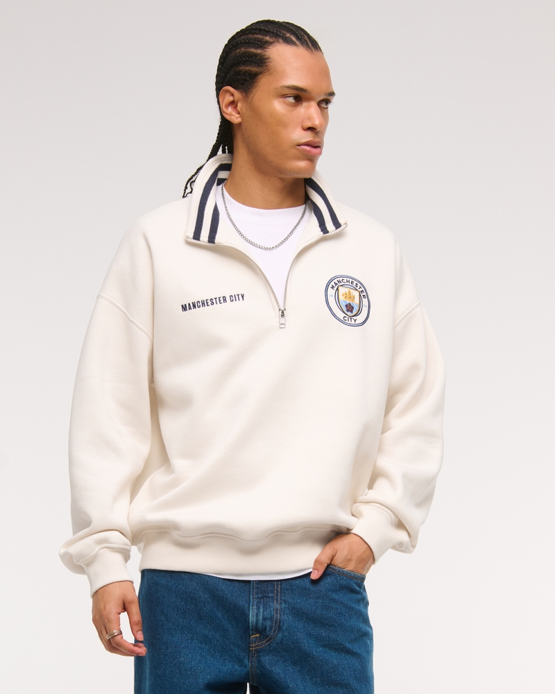 Manchester City FC Graphic Crew Sweatshirt