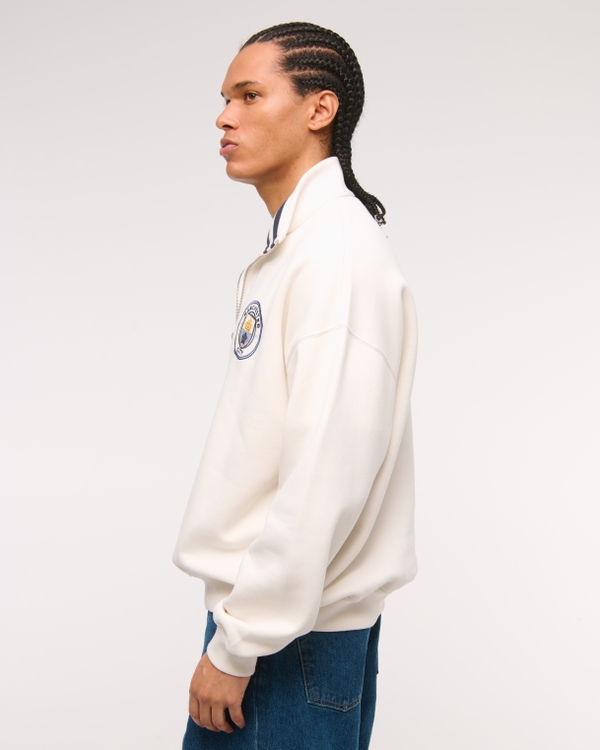Manchester City FC Graphic Half-Zip Sweatshirt