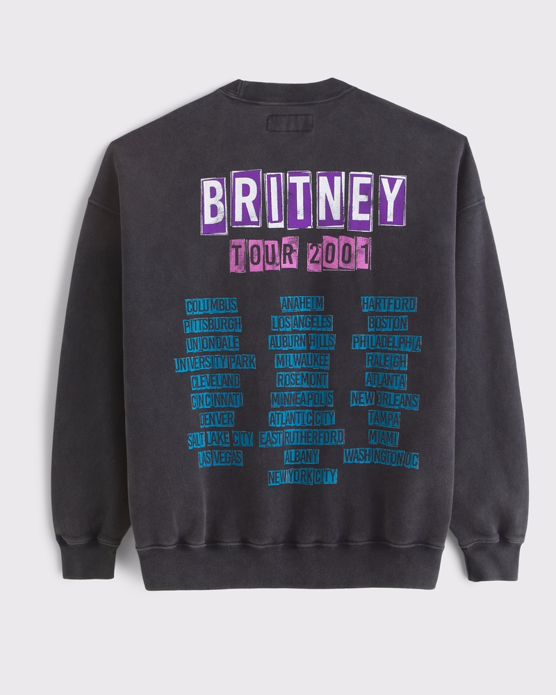 Britney Spears Graphic Crew Sweatshirt