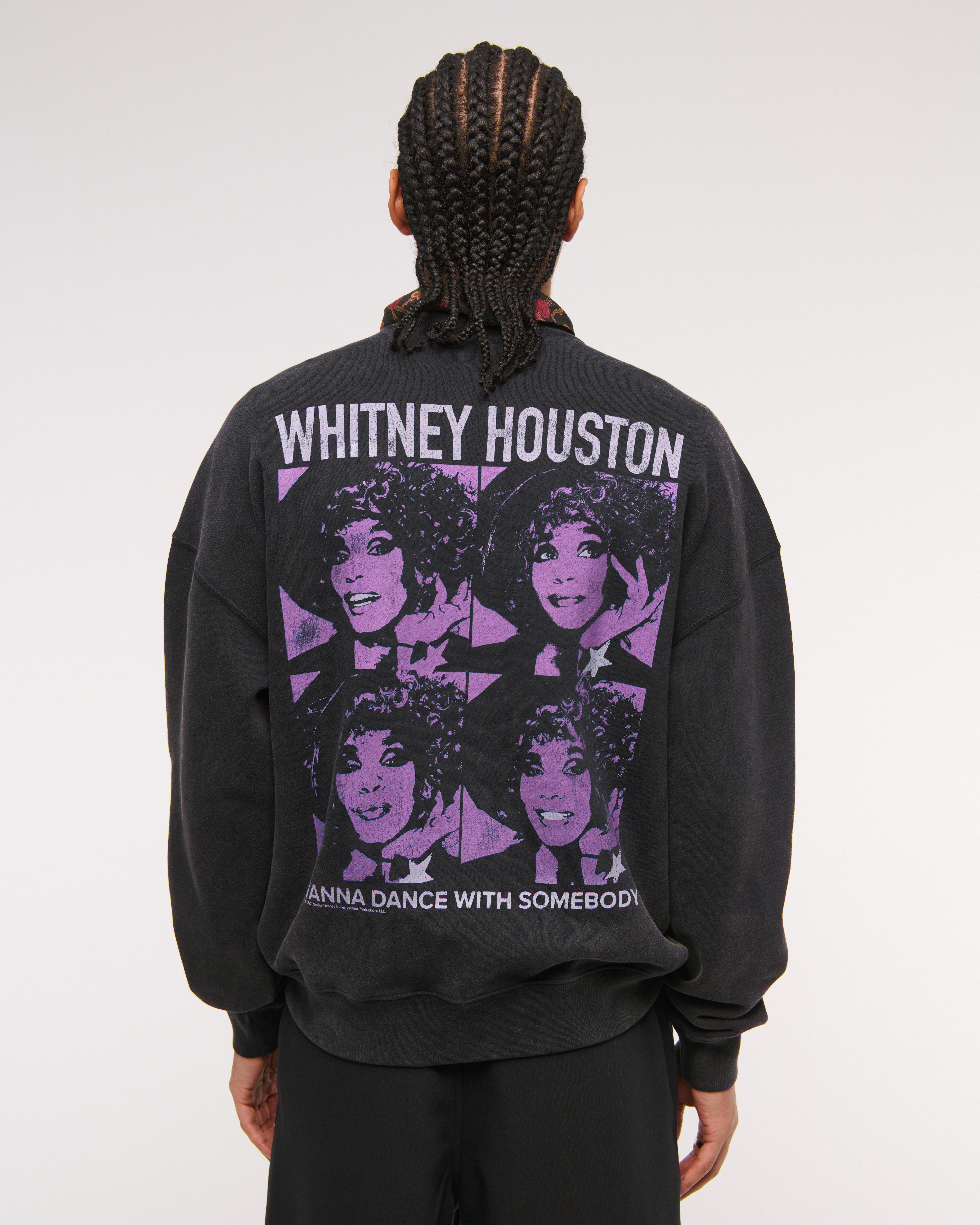 Мужские худи Abercrombie & Fitch Whitney Houston Graphic Crew Sweatshirt — фото 2