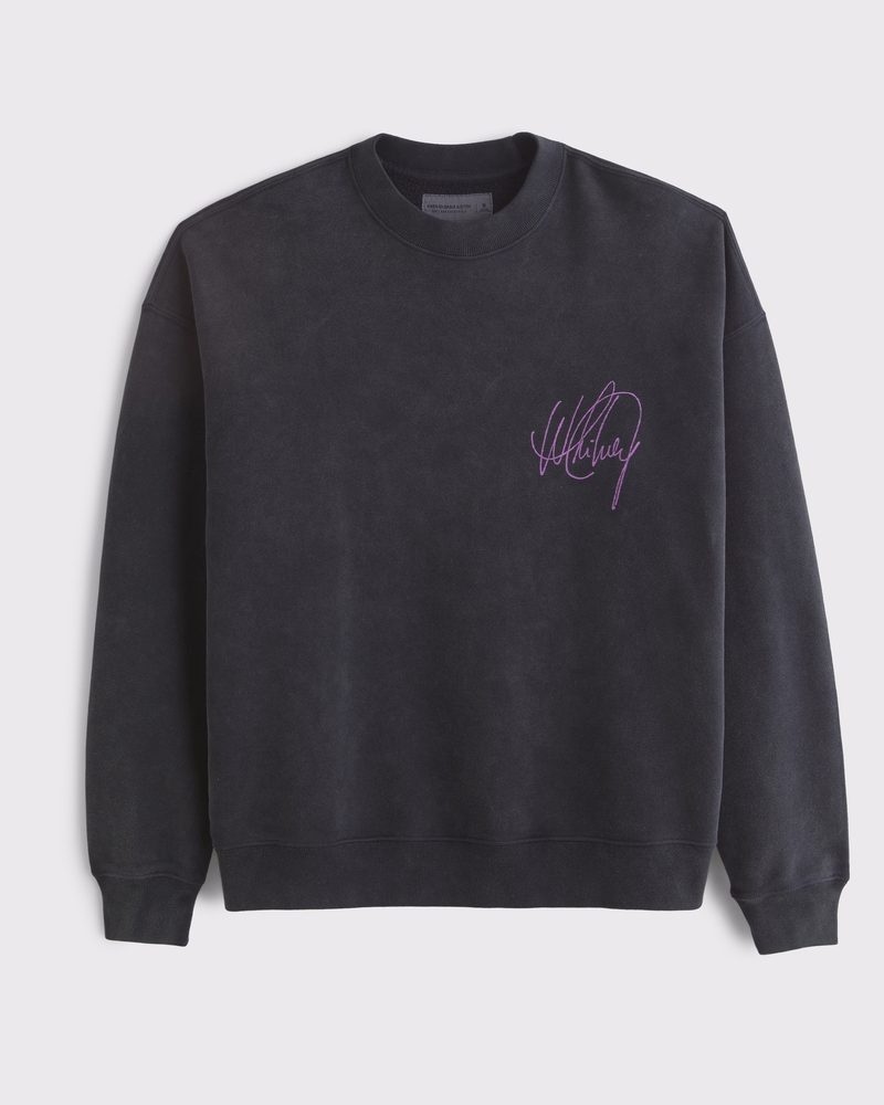 Men's Whitney Houston Graphic Crew Sweatshirt | Men's Tops Men's Whitney Houston Graphic Crew Sweatshirt | Men's Tops
