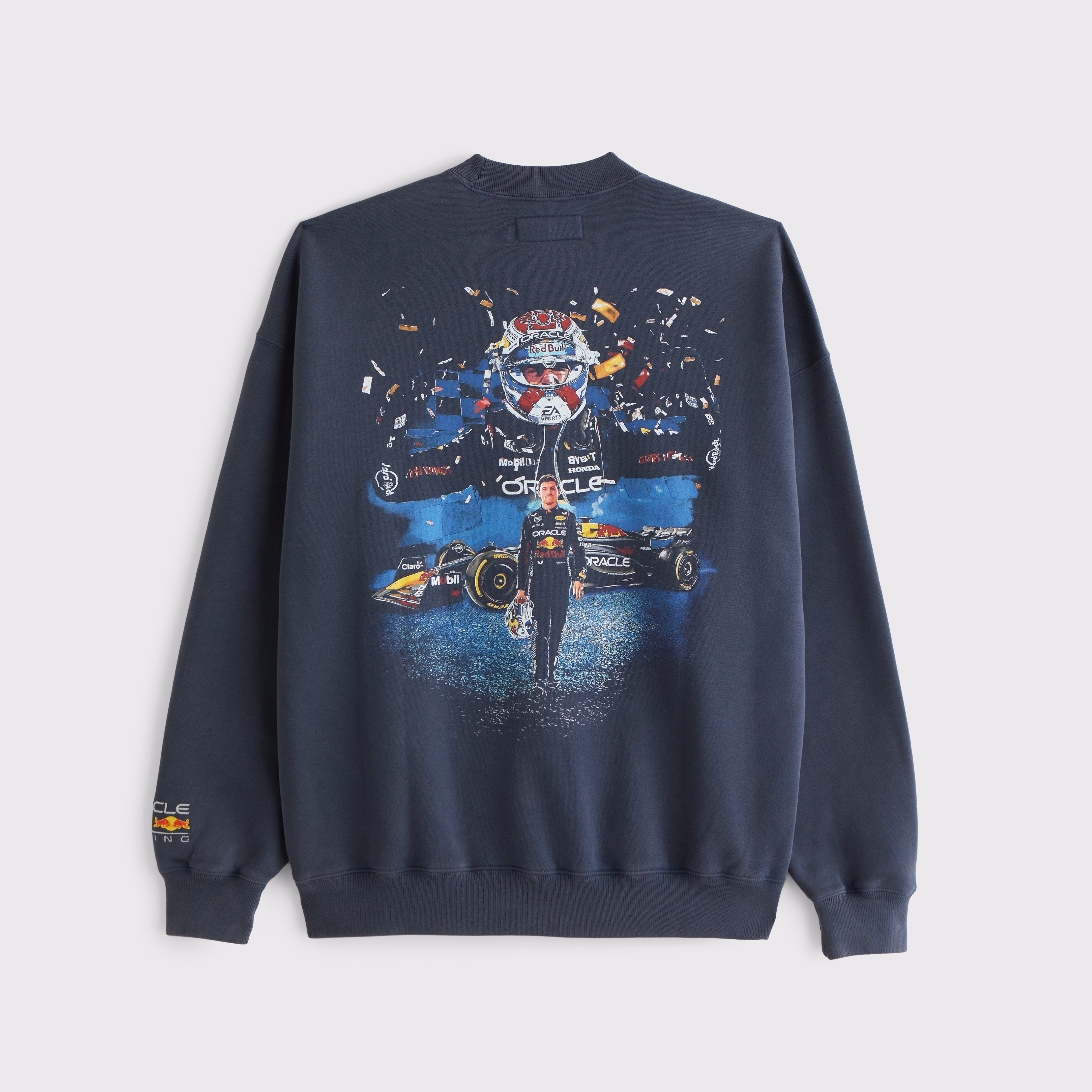 ★Abercrombie & Fitch★Oracle Red Bull RacingTシャツ Men's Premium Heavyweight Cropped Oracle Red Bull Racing Tee