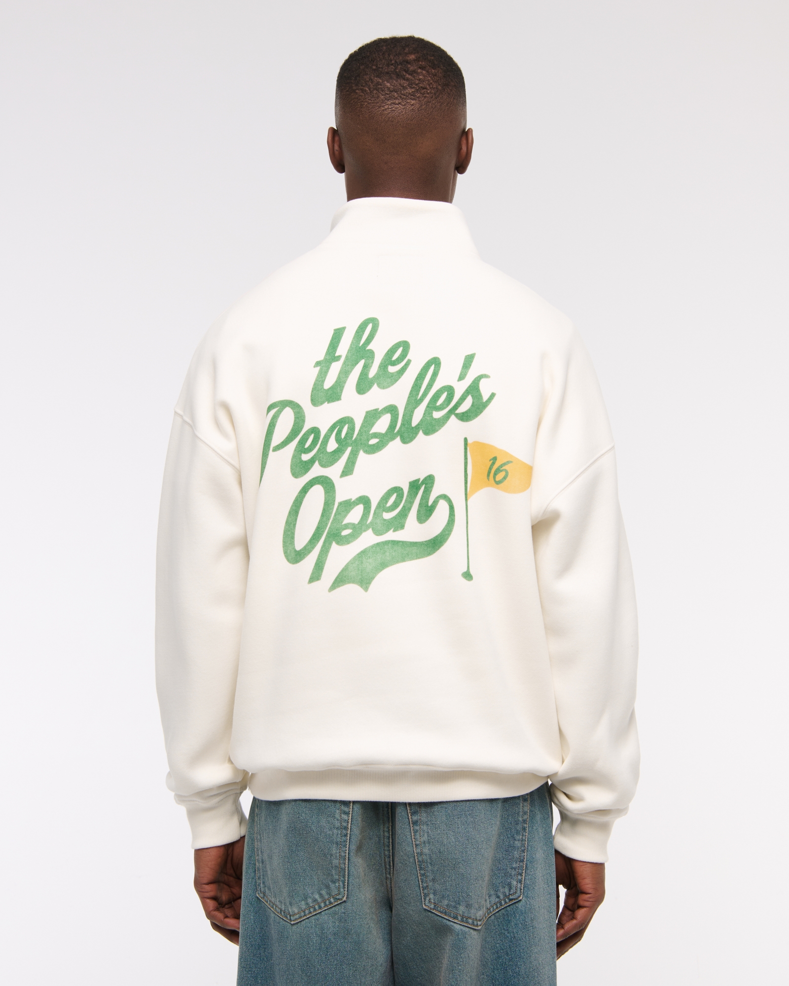 Abercrombie & Fitch PGA Phoenix Open Graphic Half-Zip Sweatshirt