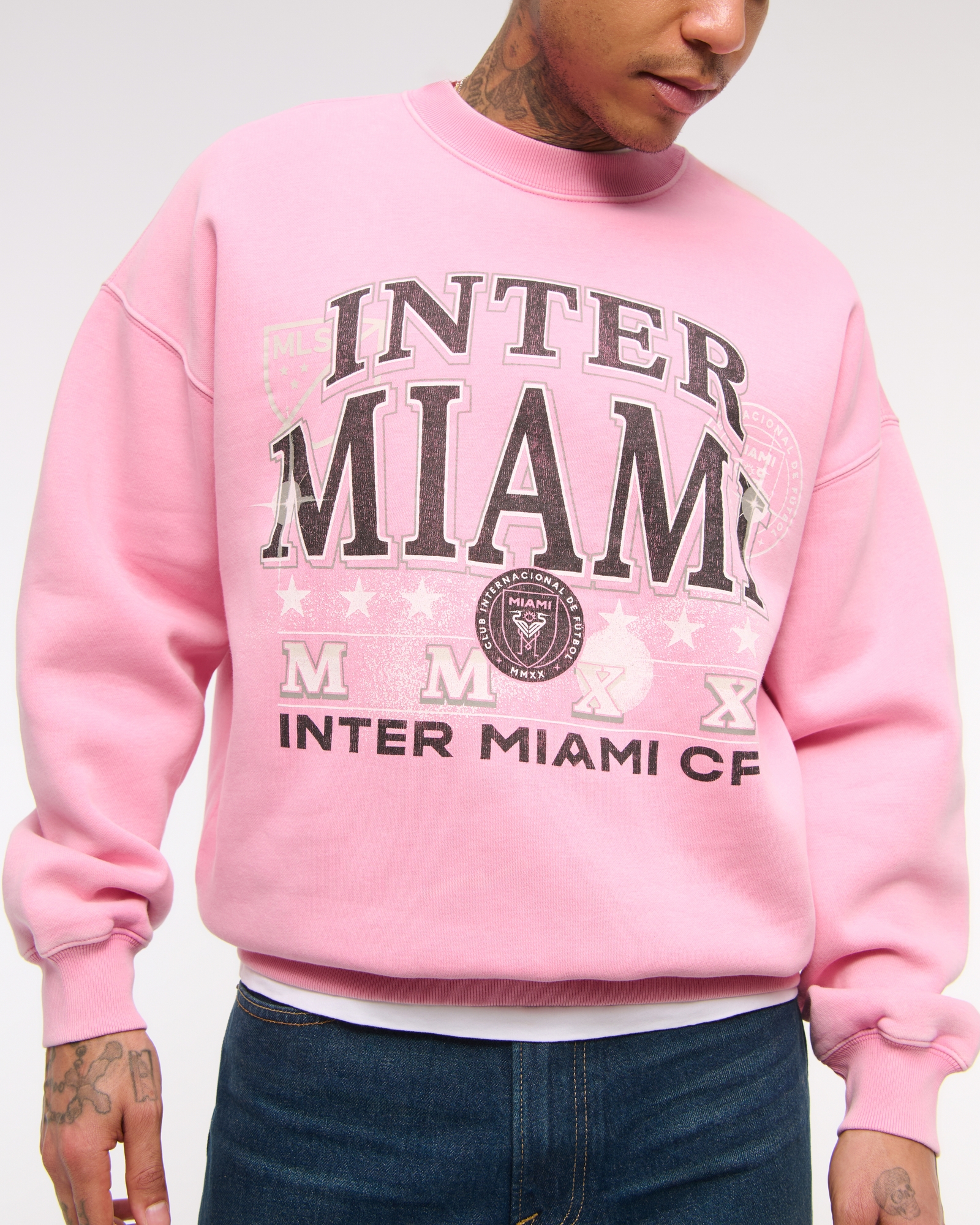 Inter Miami CF Graphic Crew Sweatshirt