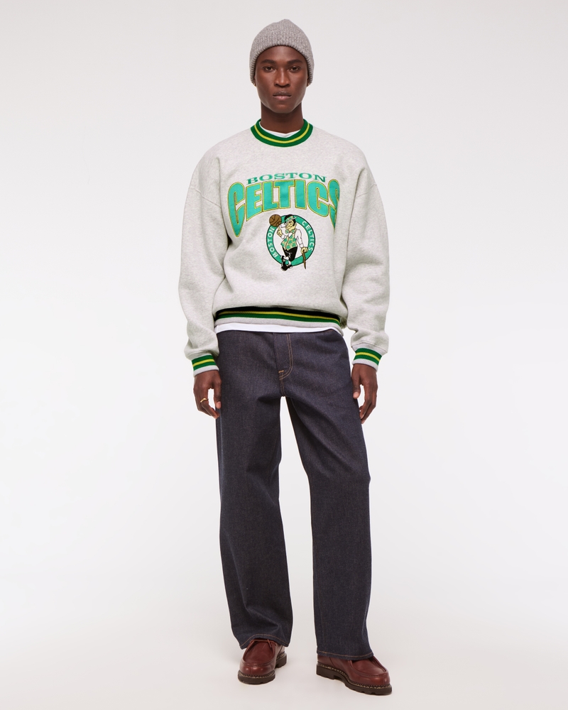 Boston Celtics Graphic Crew Sweatshirt