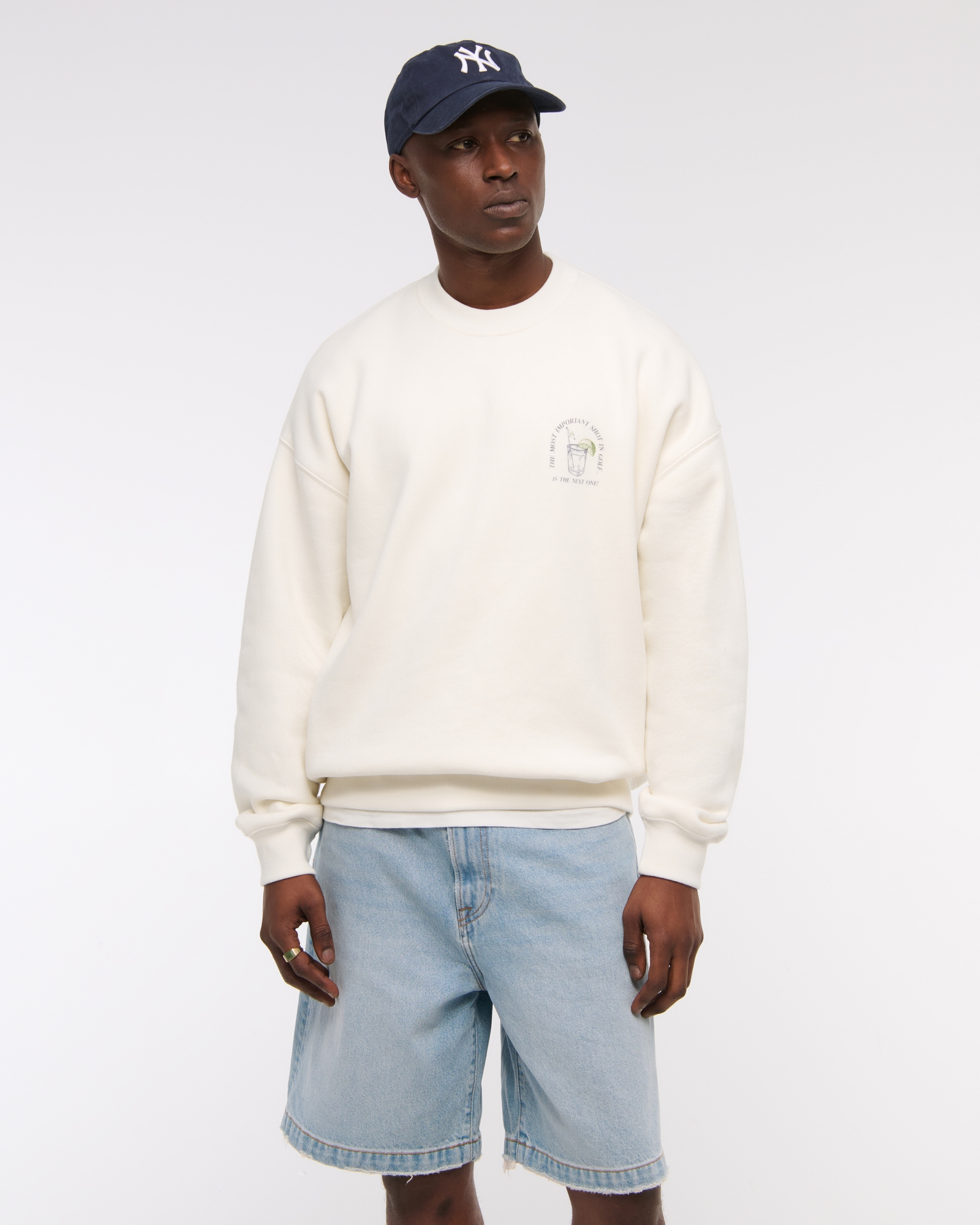 Men's Golf Graphic Crew Sweatshirt | Men's Clearance | Abercrombie.com