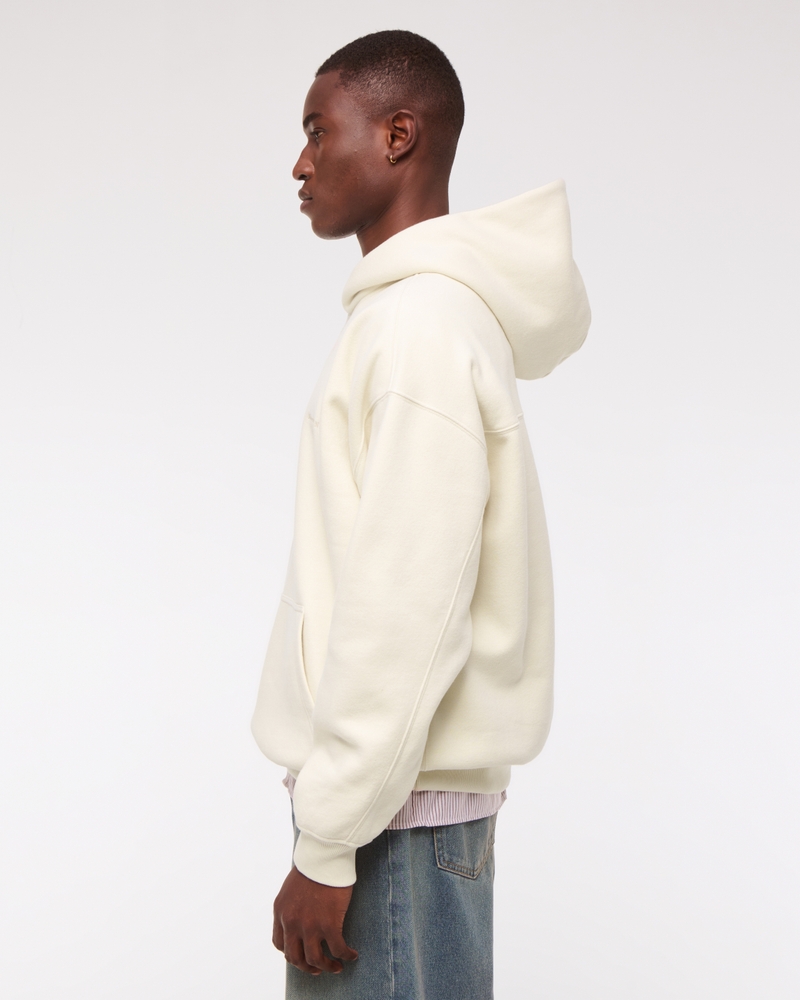 Micro-Logo Popover Hoodie