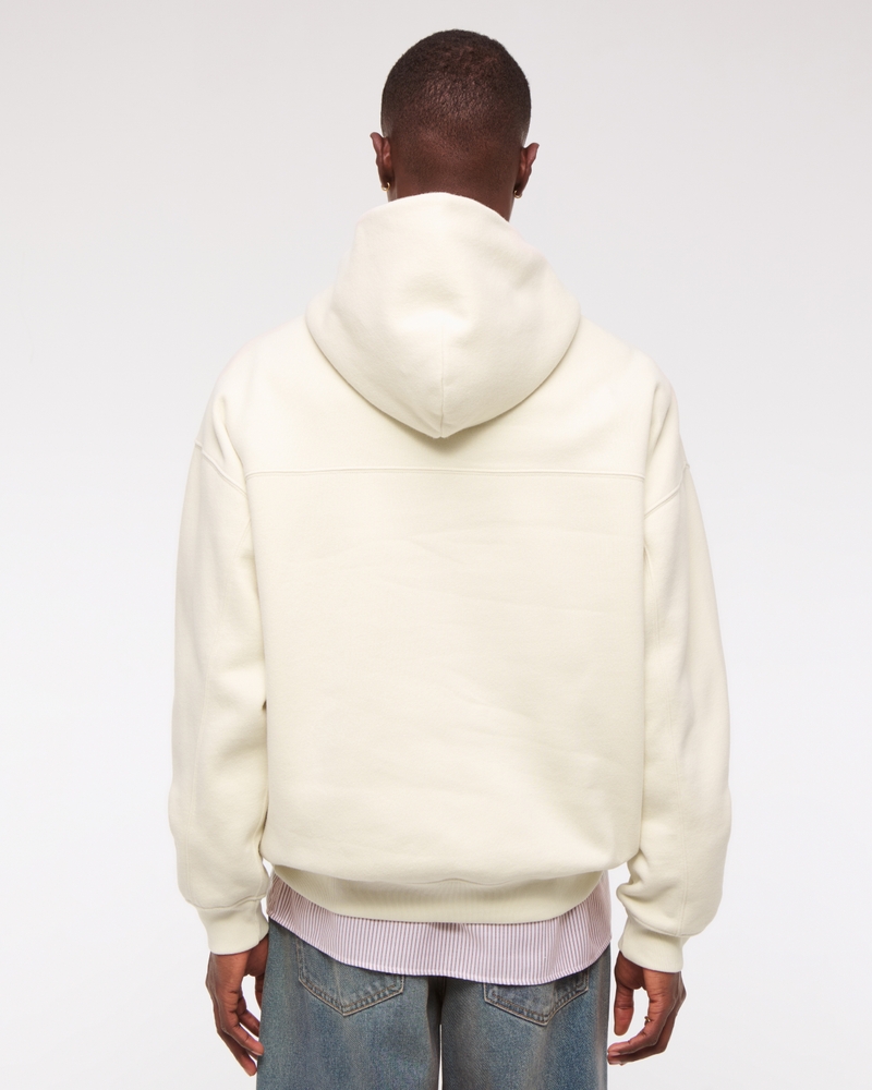 Micro-Logo Popover Hoodie