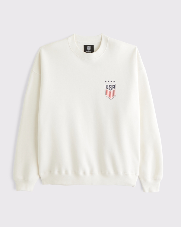 Men's USWNT Graphic Crew Sweatshirt | Men's Clearance