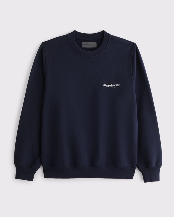 Abercrombie & Fitch, Micro-Logo Crew Sweatshirt