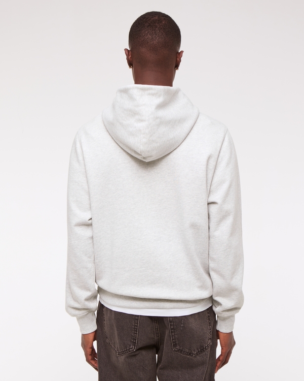 Micro-Logo Popover Hoodie