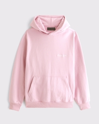 Micro-Logo Popover Hoodie
