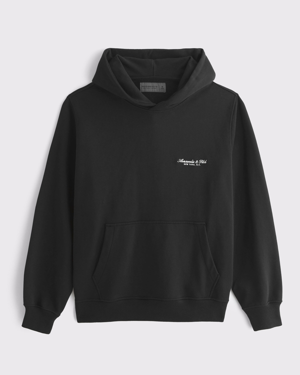 Women's Micro-Logo Popover Hoodie Women's A&F Logo Shop