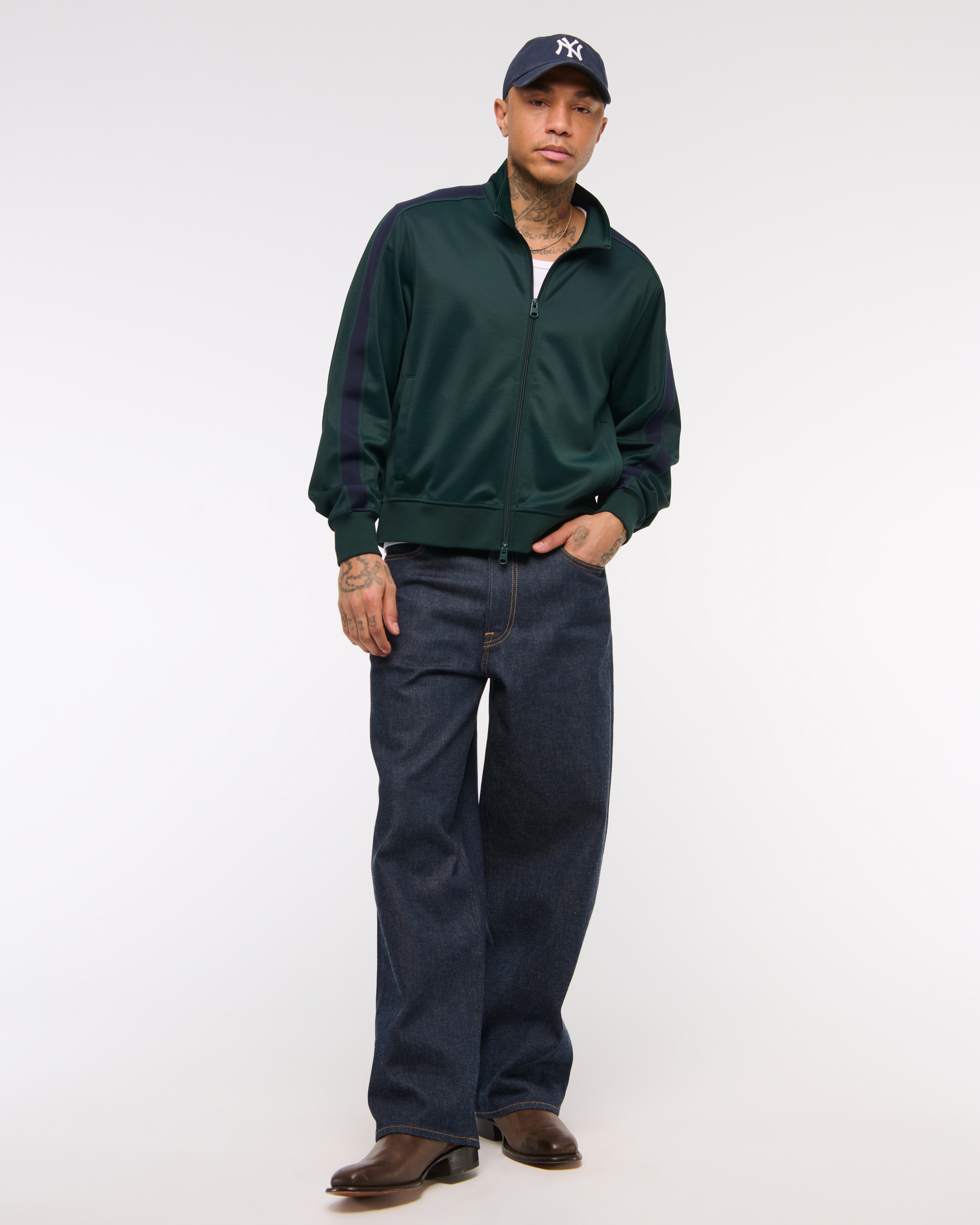 Мужские куртки Abercrombie & Fitch Tricot Full-Zip Jacket — фото 3
