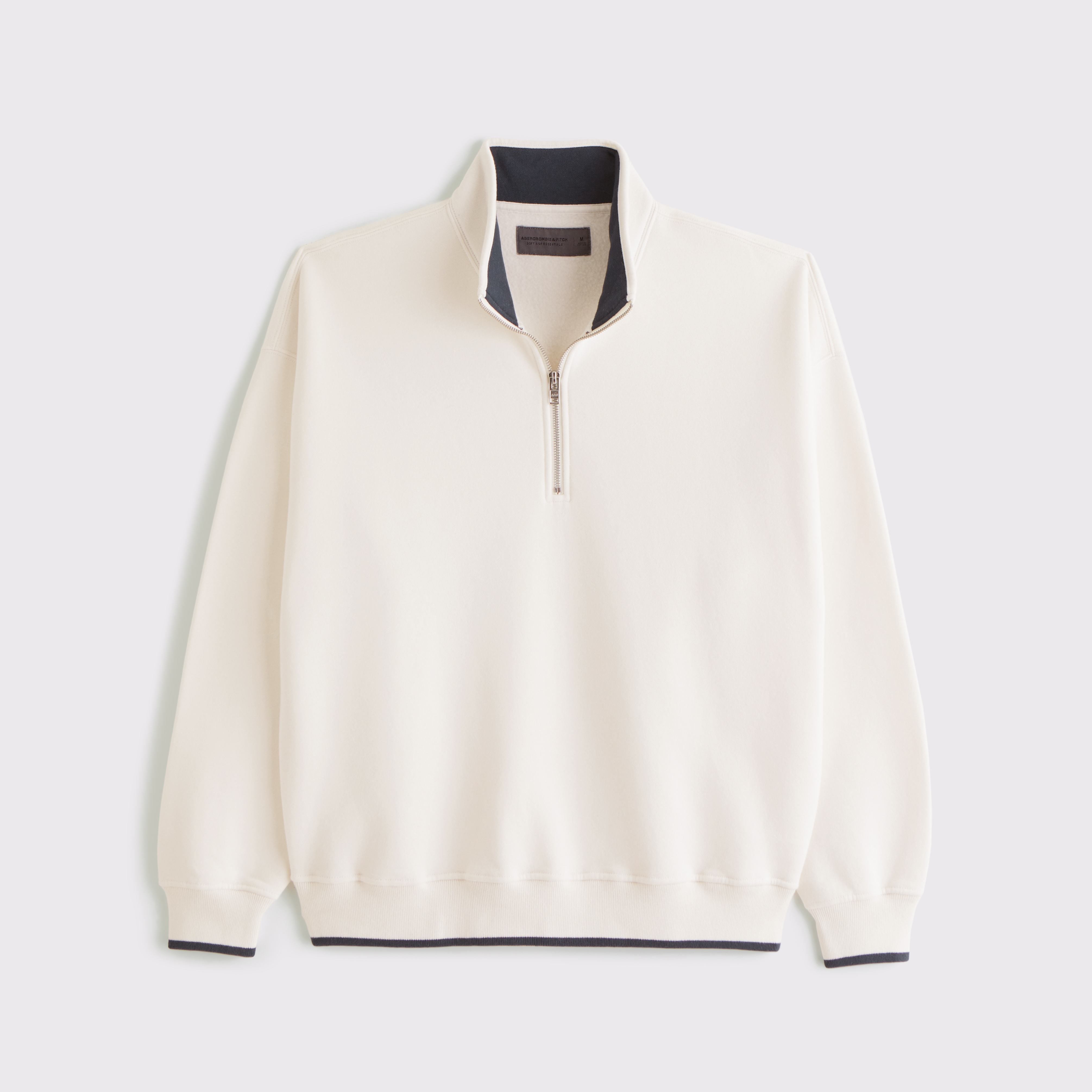 Abercrombie Sherpa cheapest Quarter-Zip Sweatshirt