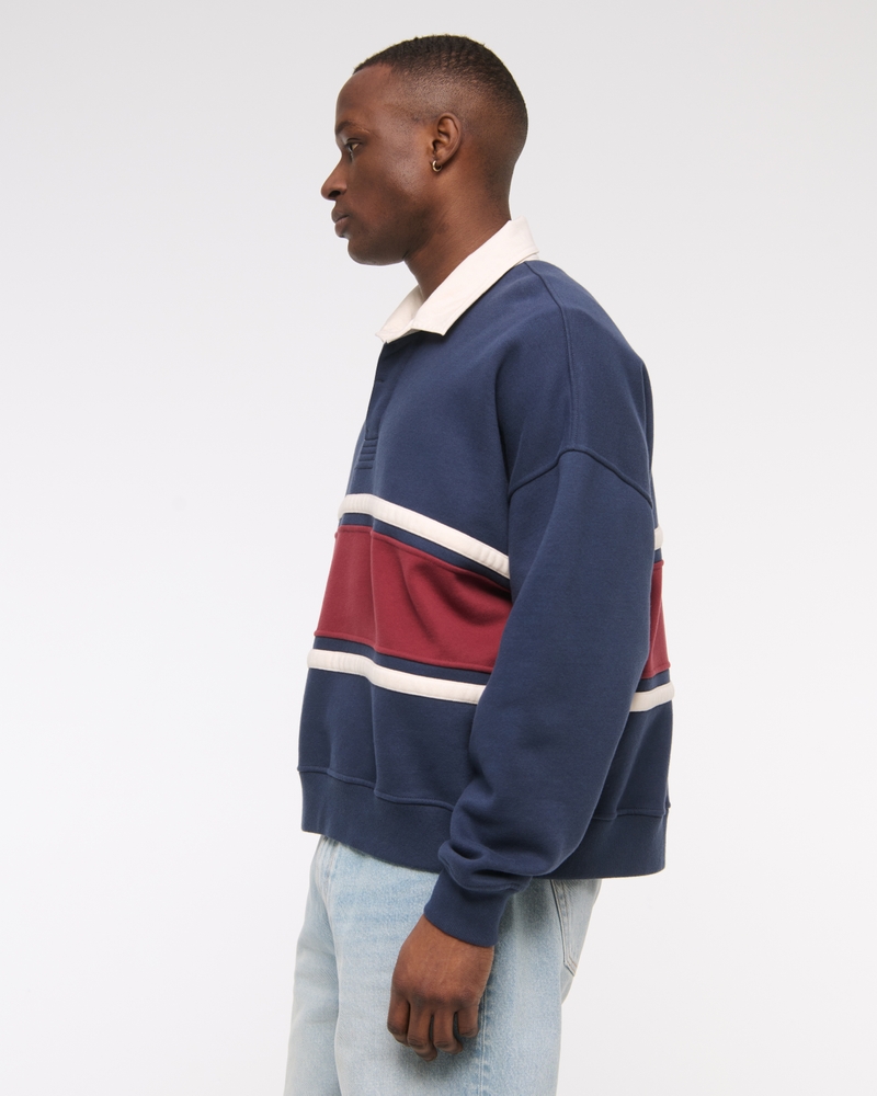 Cropped Essential Rugby Polo Sweatshirt