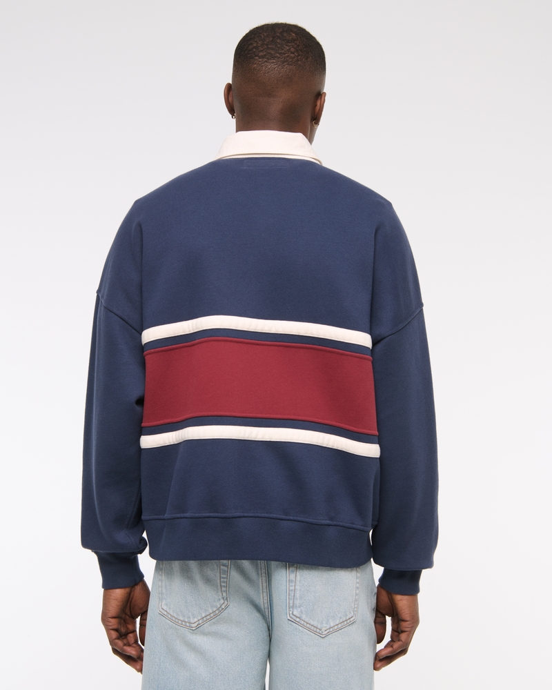 Cropped Essential Rugby Polo Sweatshirt