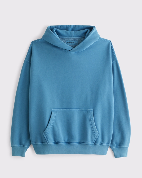 Essential Popover Hoodie, Light Blue view 1