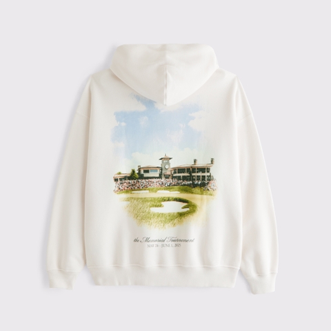 Мужские худи Abercrombie & Fitch Memorial Tournament Graphic Popover