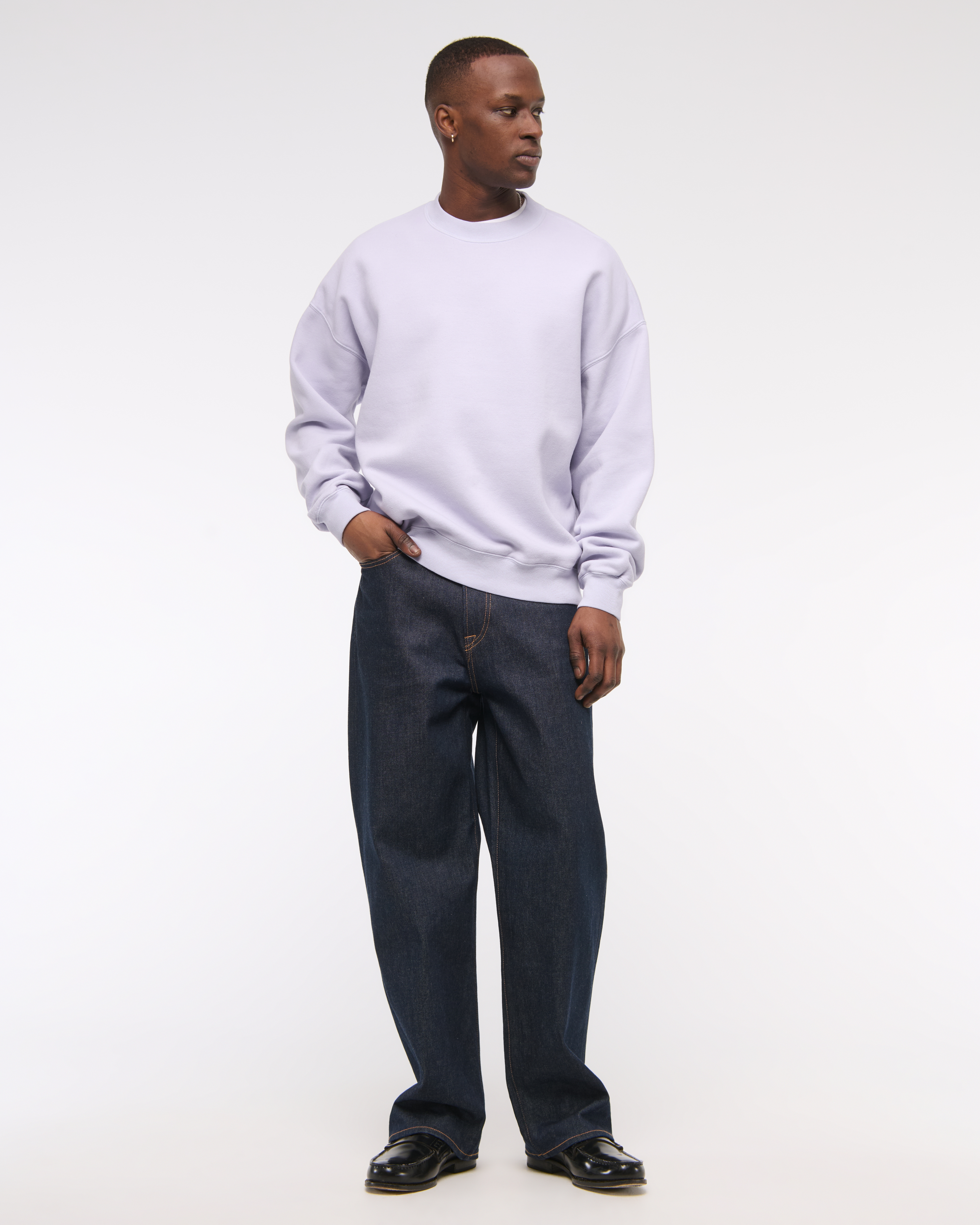★Abercrombie & Fitch★ エッセンシャル クルー スウェット Men's Essential Crew Sweatshirt | Men's Tops | Abercrombie.com