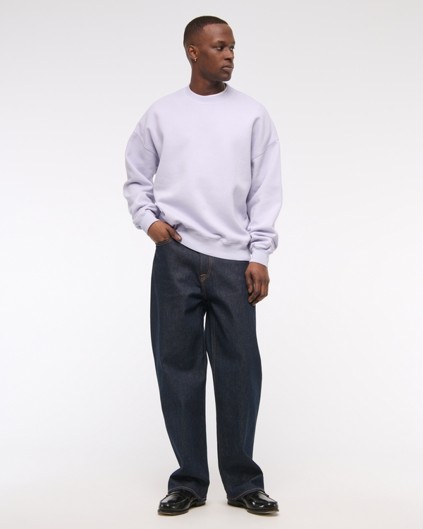 Essential Crew Sweatshirt, Light Purple view 2