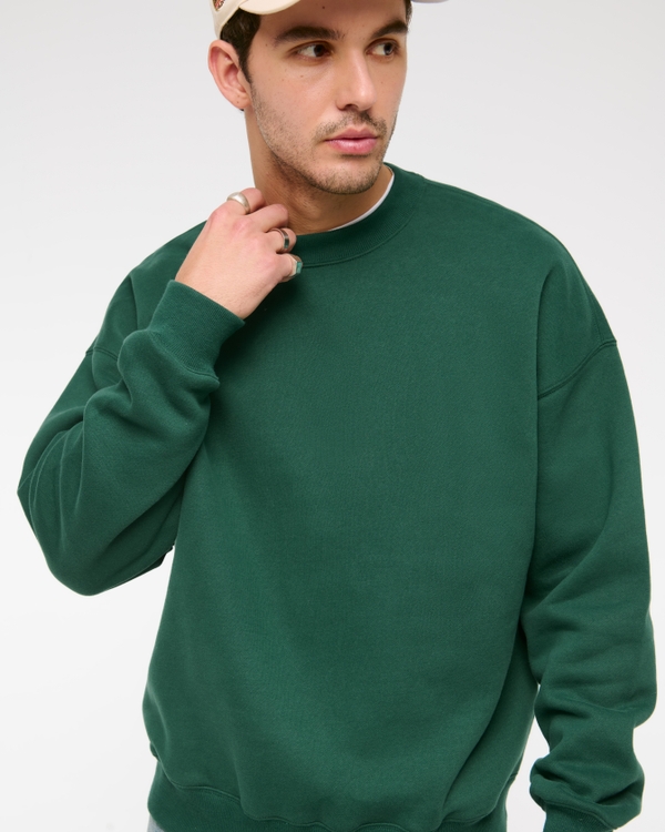 Men's Crew Neck Sweatshirts | Abercrombie & Fitch