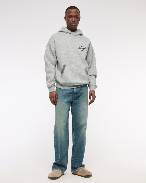 Men's New York Graphic Popover Hoodie | Men's Sale | Abercrombie.com