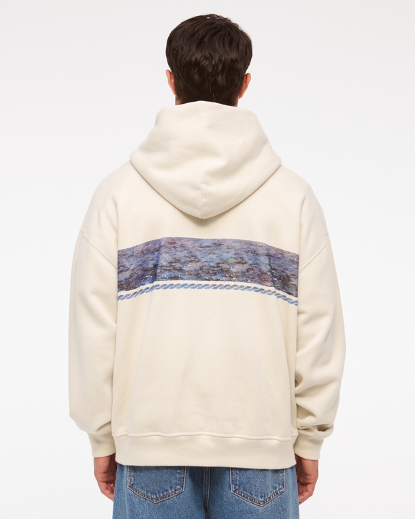 Nautical Graphic Popover Hoodie