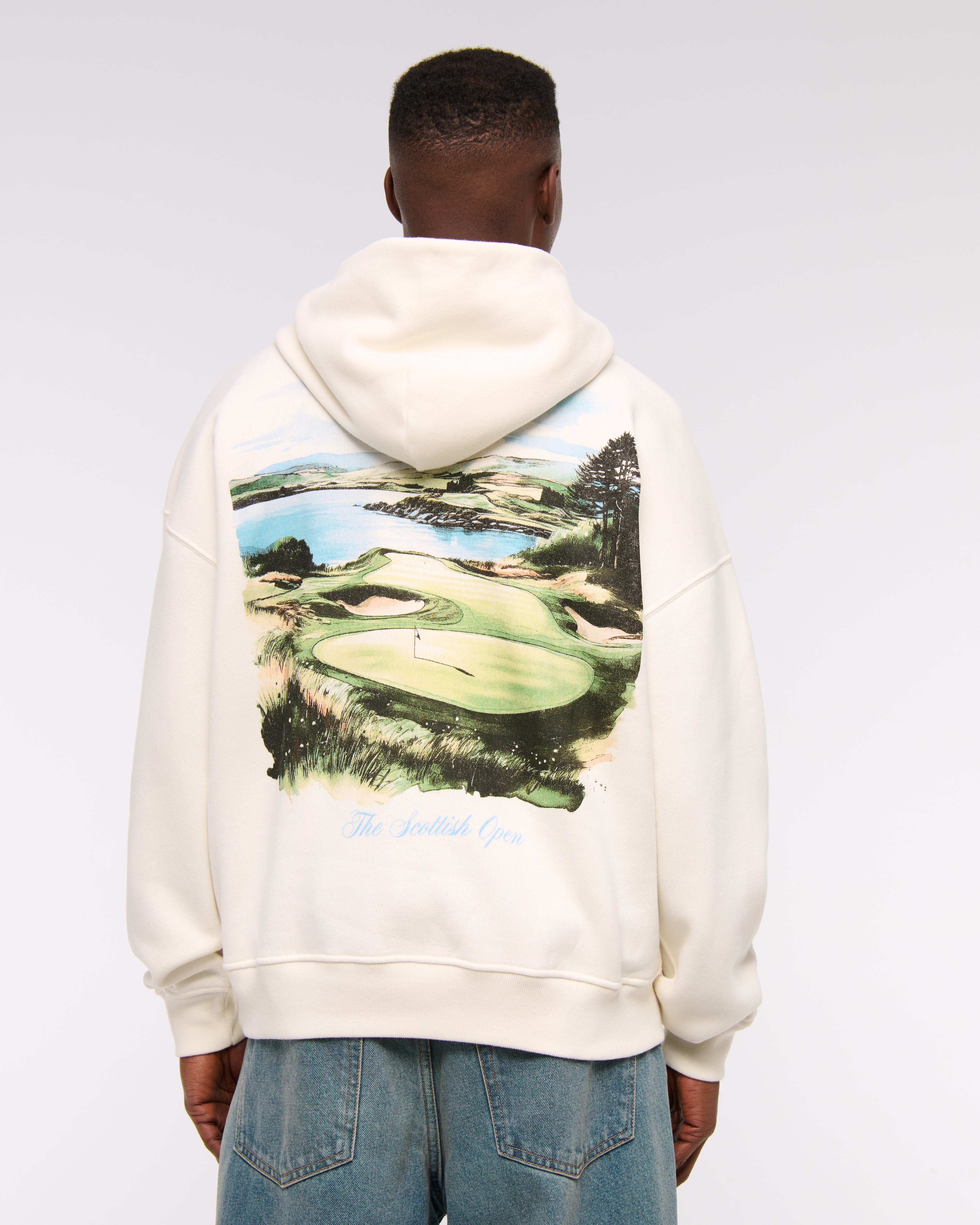 Men's Scottish Open Graphic Popover Hoodie | Men's Clearance