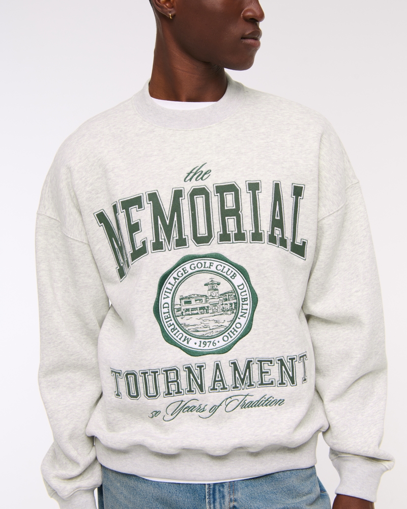 Men's Memorial Tournament Graphic Crew Sweatshirt | Men's Tops