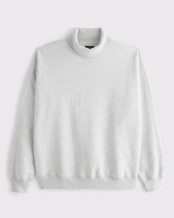 Vol. 28 Turtleneck Sweatshirt, Light Heather Gray view 1