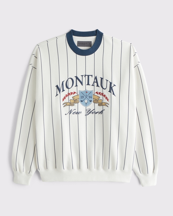 Men's Golf Graphic Crew Sweatshirt | Men's Clearance | Abercrombie.com