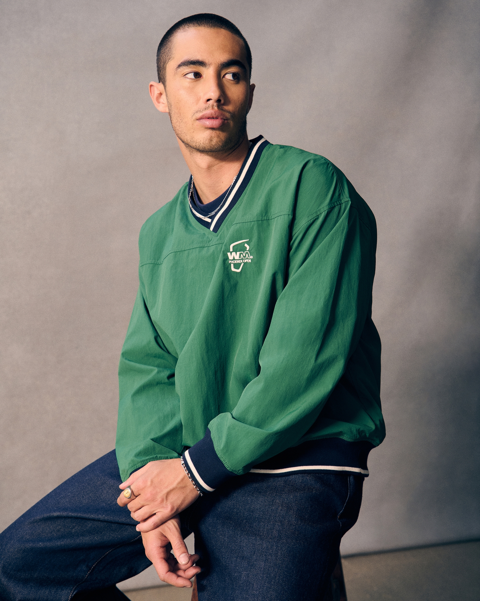 WM Phoenix Open Nylon Graphic Sweatshirt