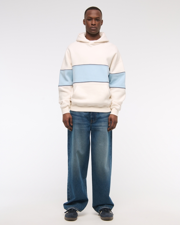 Essential Popover Hoodie, Cream view 2