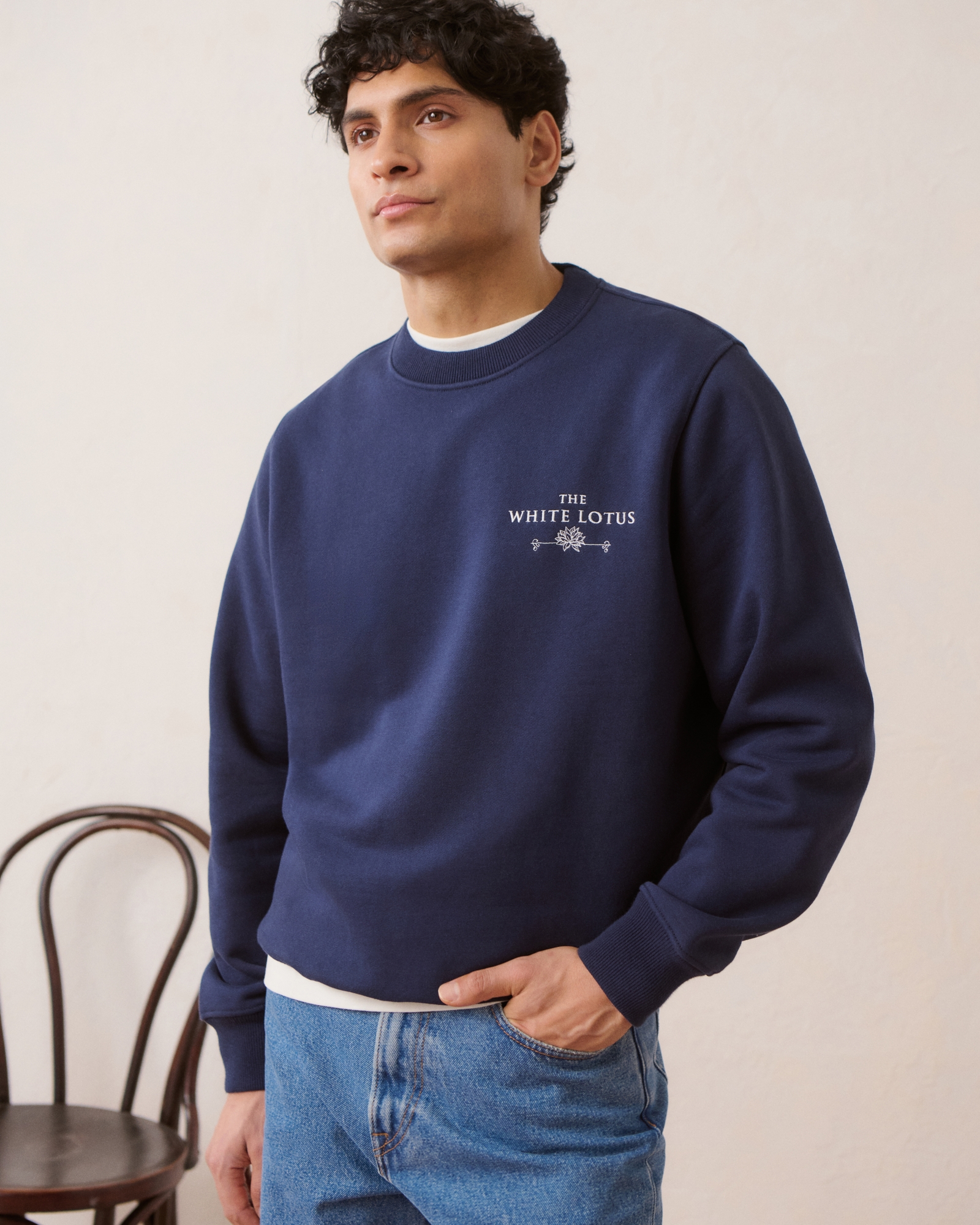 The White Lotus Graphic Crew Sweatshirt