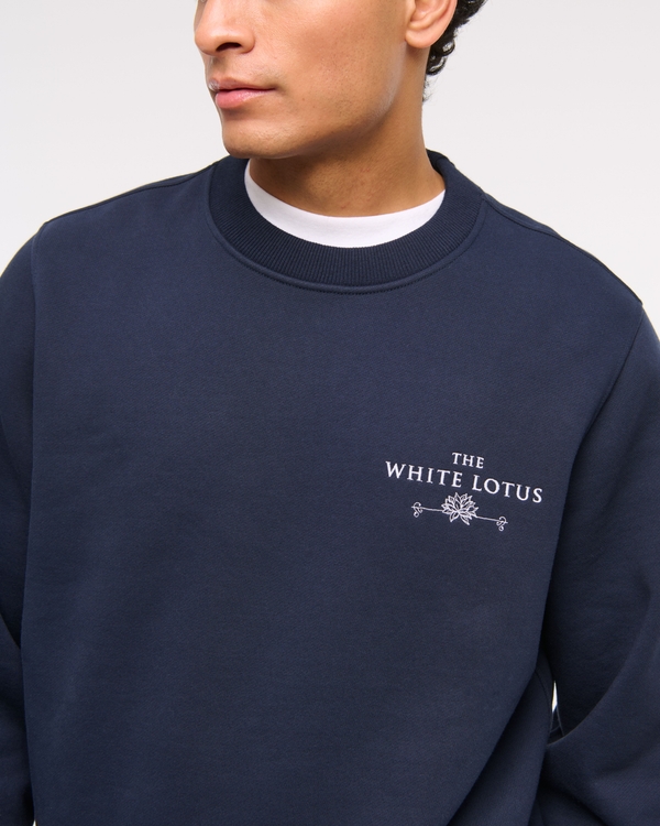 The White Lotus Graphic Crew Sweatshirt