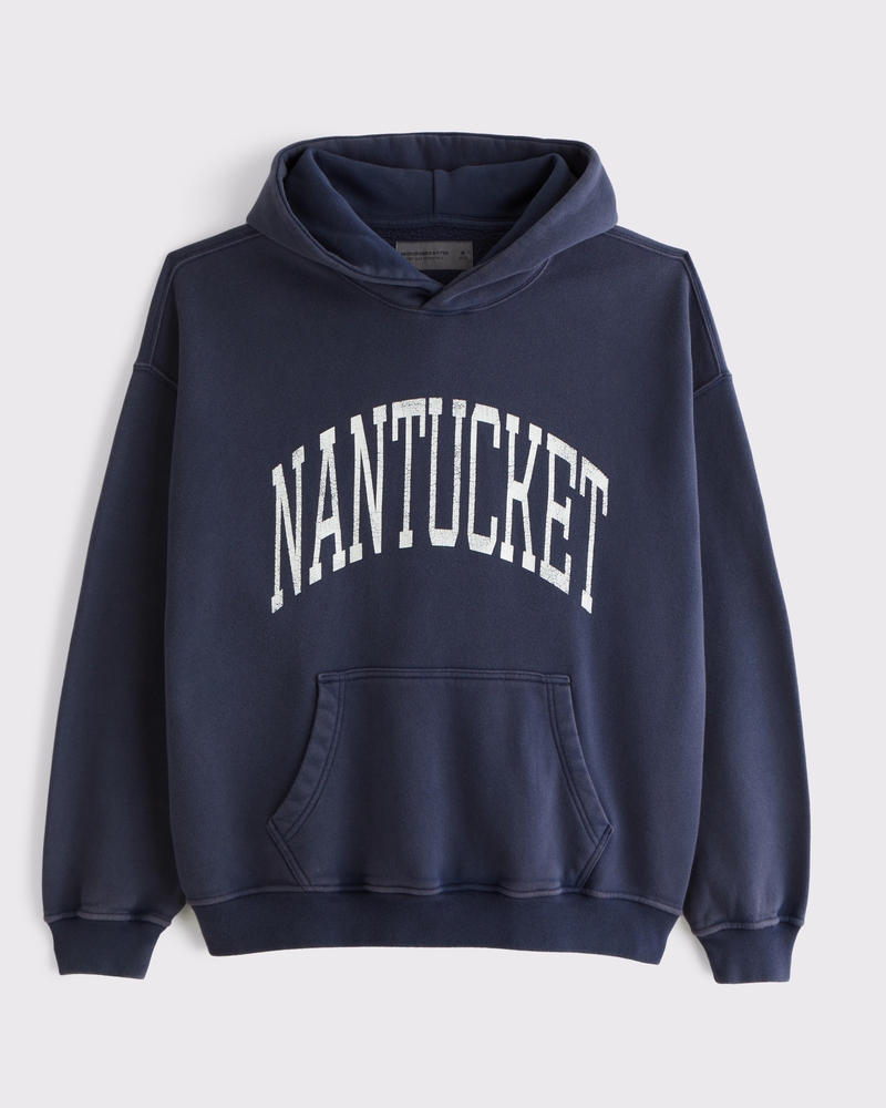 Men's Nantucket Graphic Popover Hoodie | Men's Clearance