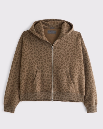 Essential Cropped Full-Zip Hoodie from Abercrombie & Fitch - $59.99