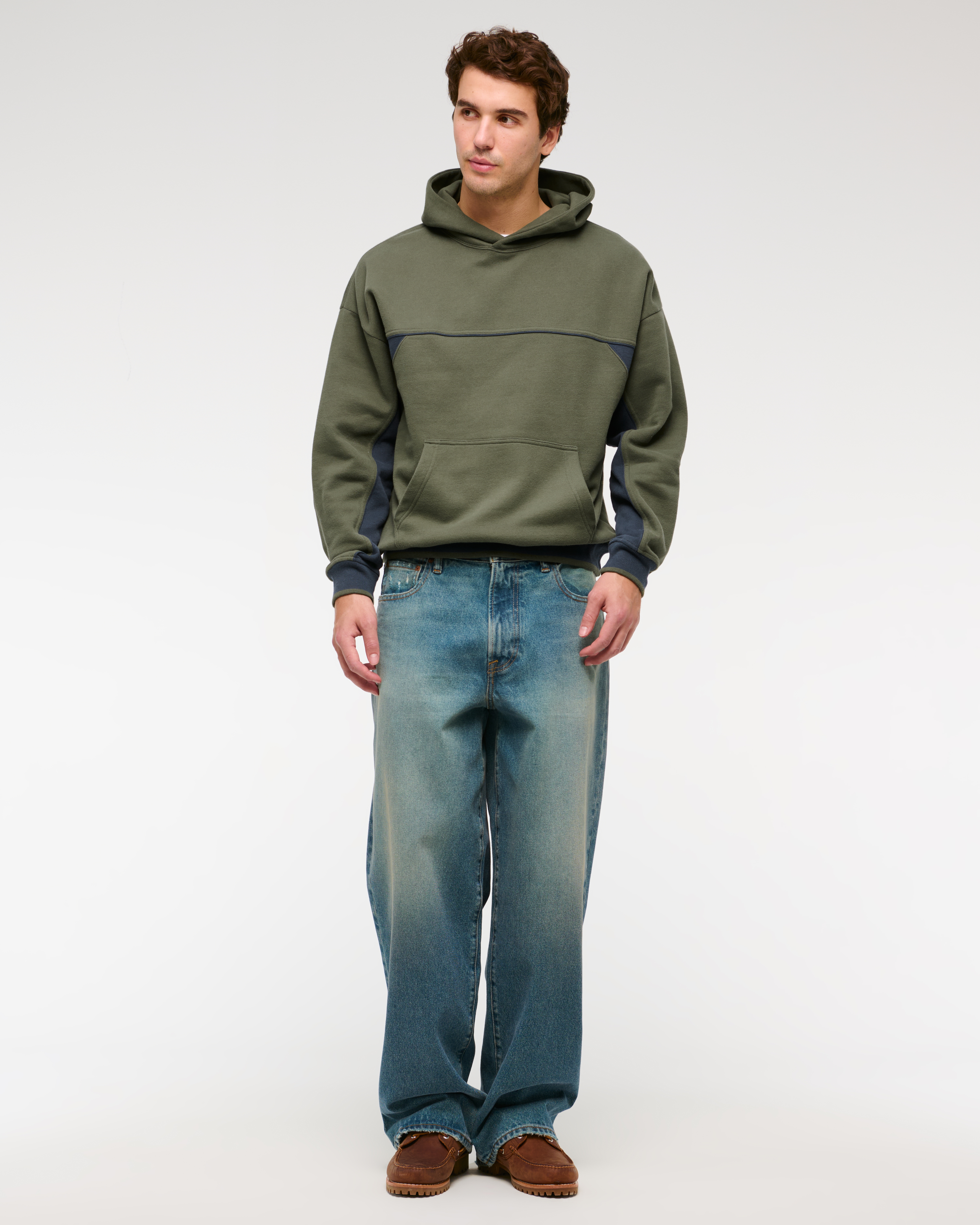 ★Abercrombie & Fitch★エッセンシャルポップオーバーフーディ メンズ エッセンシャル ポップオーバーフーディー | メンズ