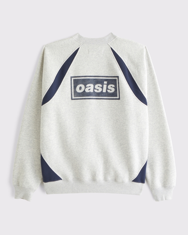 Men's Oasis Graphic Crew Sweatshirt | Men's Tops | Abercrombie.com