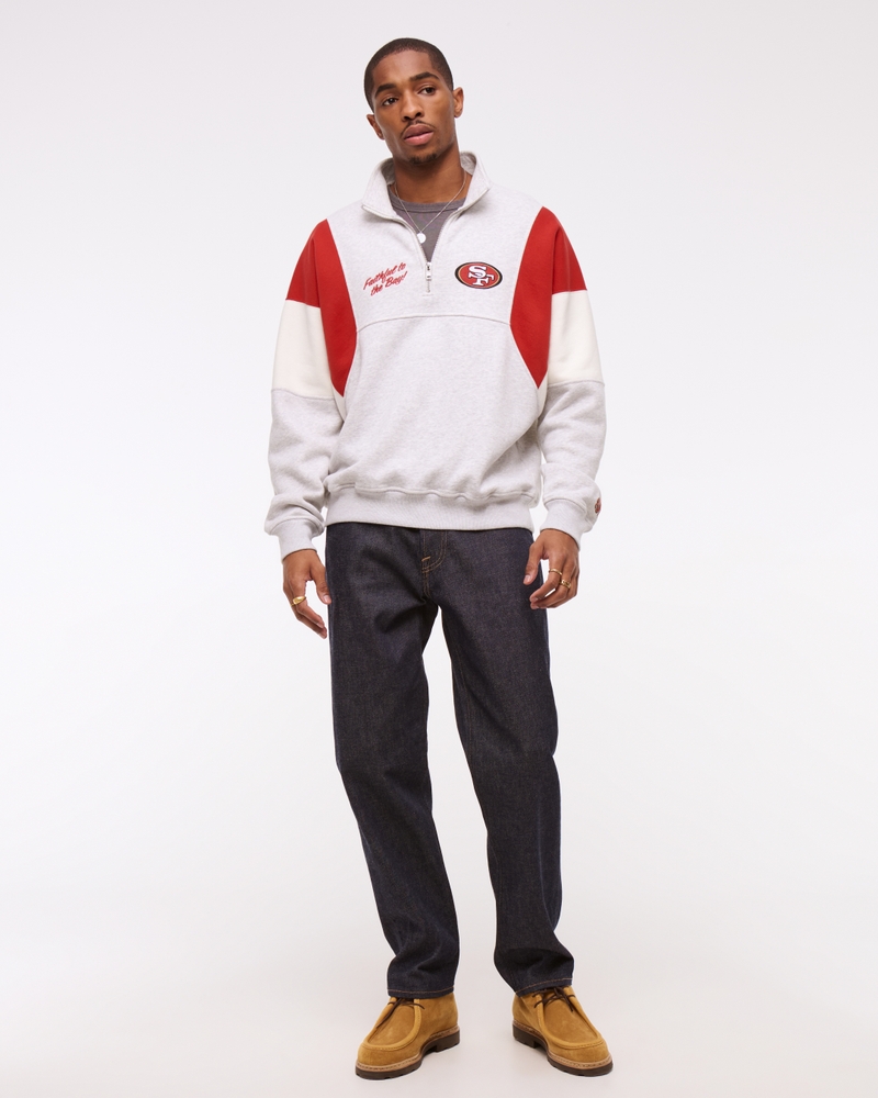 San Francisco 49ers Half-Zip Sweatshirt
