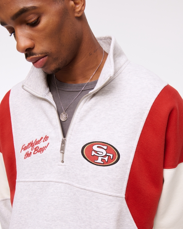 San Francisco 49ers Half-Zip Sweatshirt