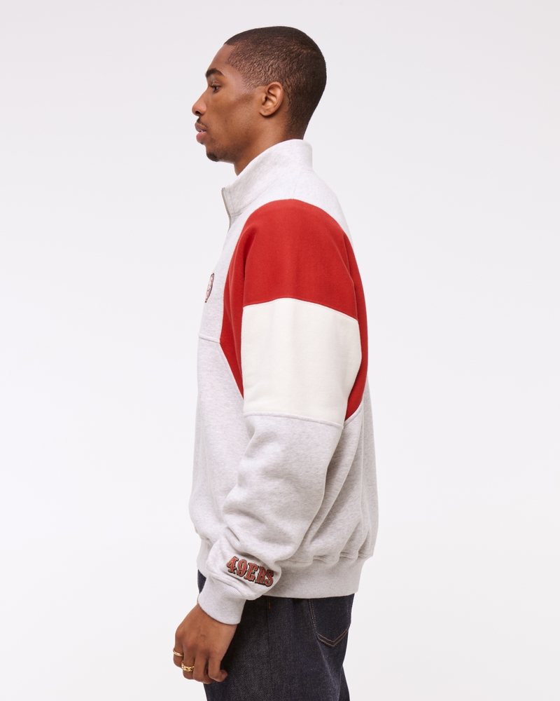 San Francisco 49ers Half-Zip Sweatshirt