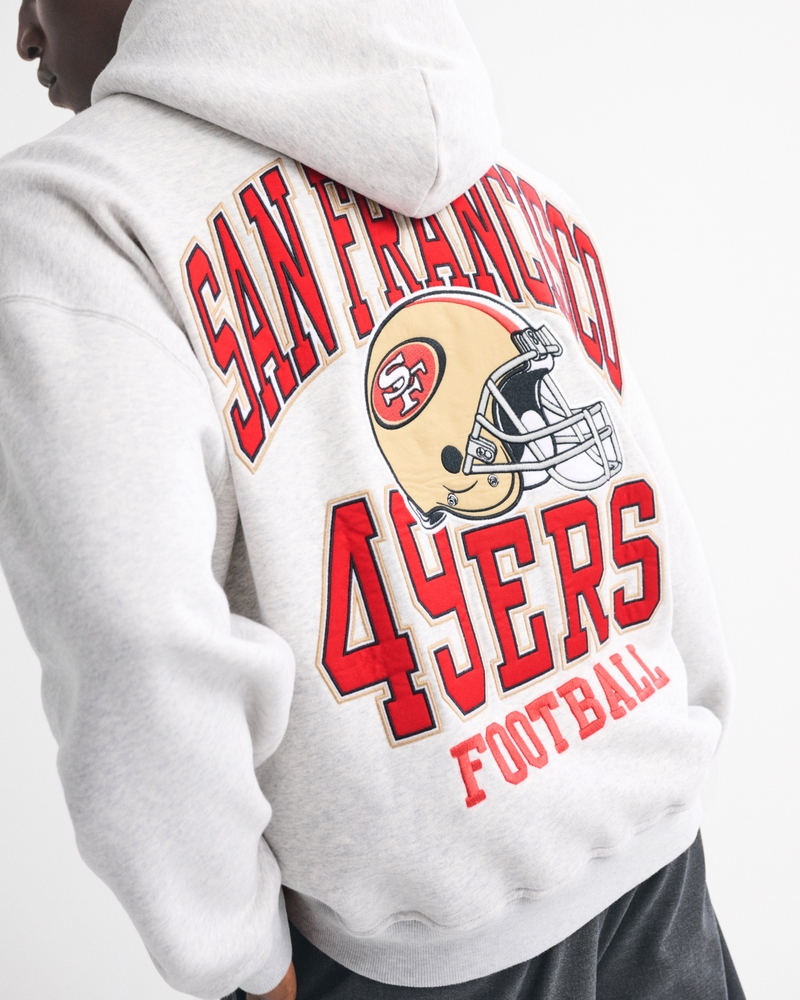 Men's San Francisco 49ers Graphic Popover Hoodie Men's Tops