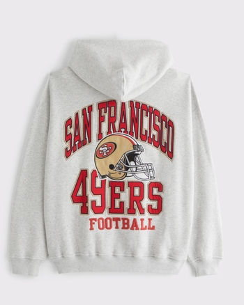 Men's San Francisco 49ers Graphic Popover Hoodie | Men's Tops | Abercrombie.com