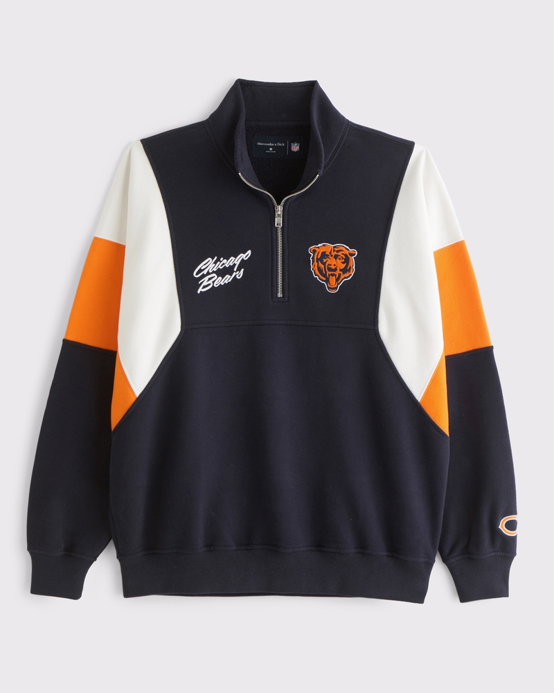 Men's Chicago Bears Half-Zip Sweatshirt | Men's Tops